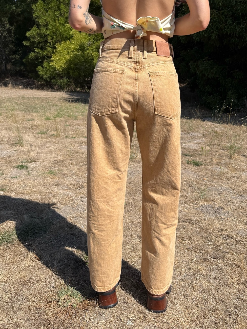 B sides Plein straight leg jeans